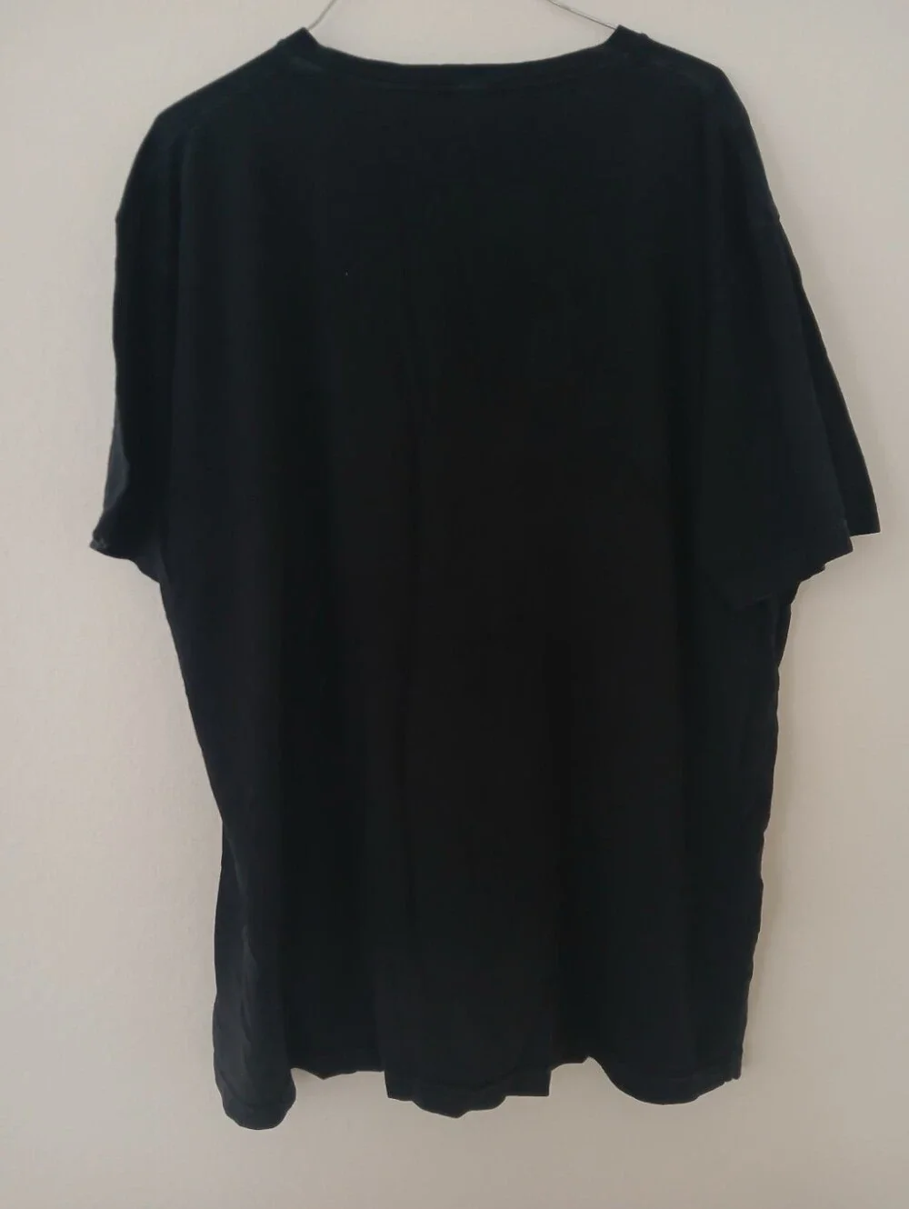 True Religion Black 'I U Vegas' Graphic Tee with White and Rust Print